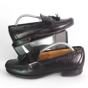 Allen Edmonds Maxfield Tassel Leather Slip-on Loafers 47711 Black Men's 10D